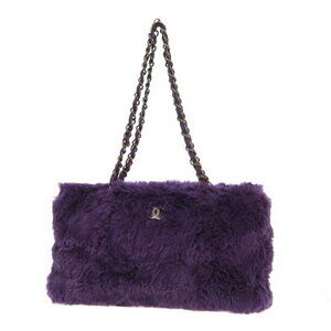 Chanel fur chain Shoulder Bag